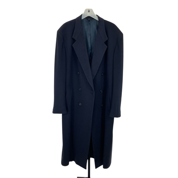 Loro Piana Long Coat 46R Blue - Picture 2 of 16